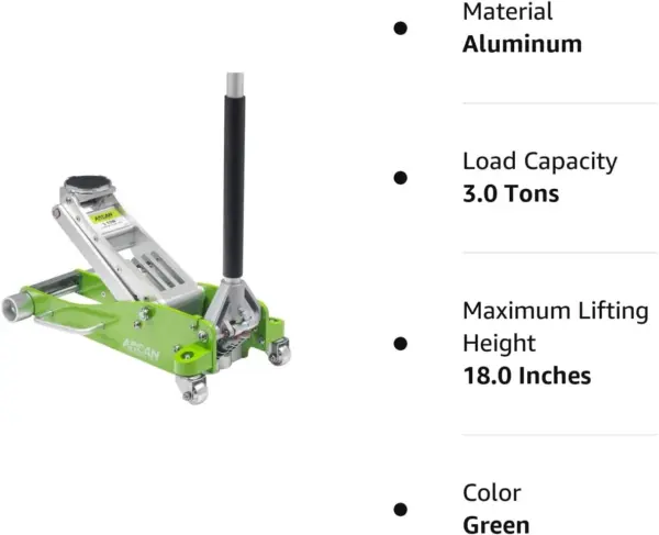 D5707505-12AA-05B0-7742-D4B907A2F136.webp Tools 3-Ton Quick Rise Aluminum Floor Jack with Dual Pump Pistons & Reinforced Lifting Arm (A20018_A20019)