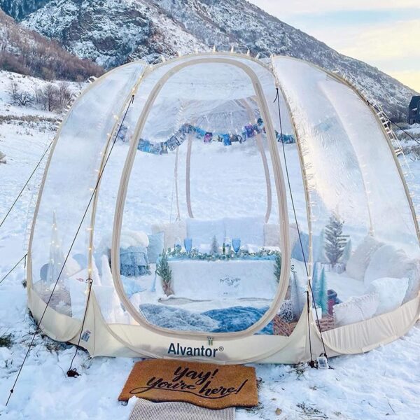 D5A034CA-66BC-D662-8791-F745FF69B371.jpg Bubble Tent Pop Up Gazebo. 8-10 Person Igloo Dome Garden Patio Canopy Shelter