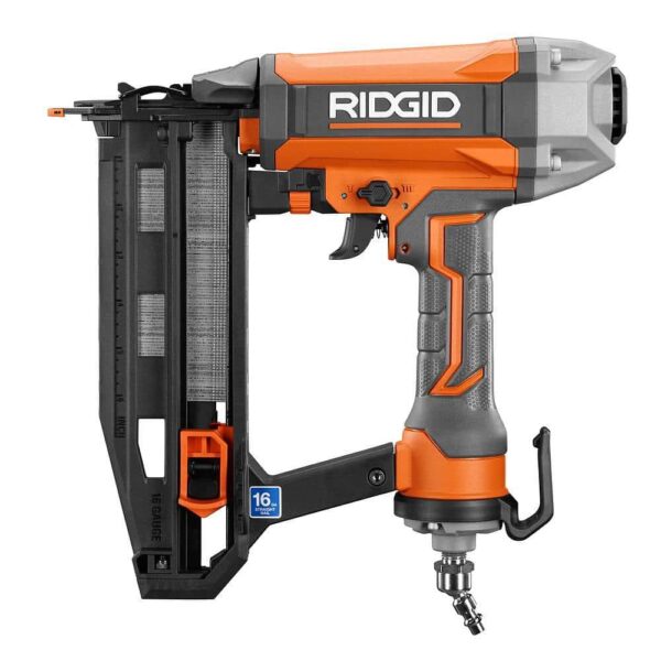 6 Gal. Portable Electric Pancake Air Compressor w/ 18GA Brad Nailer. 16GA Straight Finish Nailer. & 18GA Finish Stapler R69603FK
