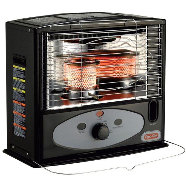 D7546C18-11EF-C8EB-56CB-CDAE73476BE7 10,000 BTU Indoor Kerosene Radiant Heater, Black