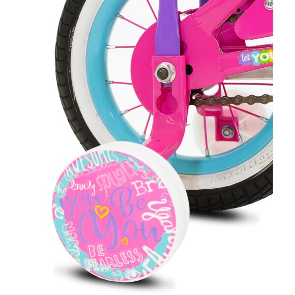 D761406A-CDA4-4ADE-B0BF-DCEF737347DD.jpg LittleMissMatched 12 In. Let You Be You Unicorn Bike . Pink and Purple