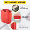 VEVOR Jerry Fuel Can with Flexible Spout System. 5.3 Gallon/20 L