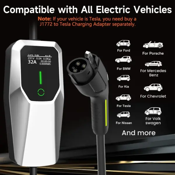 DF3D9A4E-73E2-A250-54E9-64D745FFCF50.webp 32 Amp Level 1&2 Portable EV Charger .26FT Cable NEMA 14-50 Plug for Electric Car Home Charging Station 7.68KW