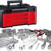 Craftsman 262-Piece Mechanic Tool Set. Master Socket Set with 3-Drawer VERSASTACK Tool Box. SAE/Metric Set (CMMT45309)