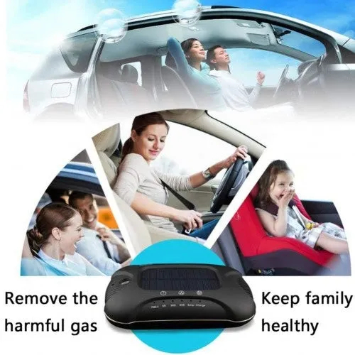 Air Purifier Aroma Diffuser Auto Mist Maker PM 2.5 Eliminator Car Air Purifier with Fresh Air Humidifier USB Air Purifier for Car with HEPA.White
