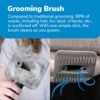 Professional Plus Pet Grooming Vacuum Kit. 5 Pet Grooming Tools. 2L Canister. Works for All Dogs. Cats. and Pet Fur