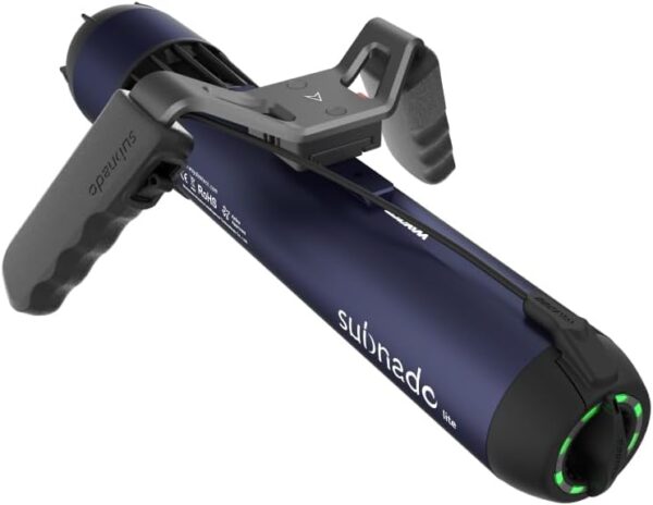 E999E5E2-DF1B-2A38-2632-75E674F2D217.jpg Waydoo Subnado Underwater Scooter Lite. Water Sports Diving Scooter with Removable Handle. Compact and Portable Water Scooter for Adults&Kids. Scuba Diving Snorkeling Sea Scooter Multiple Uses. Blue