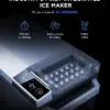 Car Refrigerator. 40 Qt(38L) Portable Refrigerator. Electric Cooler with Ice Maker. Dual Zone WIFI APP Control(-13℃~50℃). 12/24V DC/AC For Camping. Travel. Fishing. Outdoor. Truck
