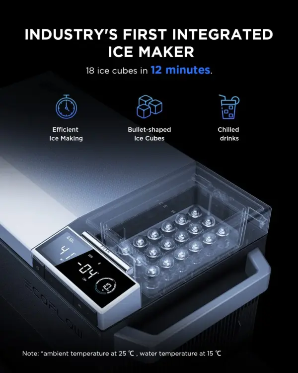 EC4F9B33-4979-C621-61C6-7D4B2E8EEF3F.webp Car Refrigerator. 40 Qt(38L) Portable Refrigerator. Electric Cooler with Ice Maker. Dual Zone WIFI APP Control(-13℃~50℃). 12/24V DC/AC For Camping. Travel. Fishing. Outdoor. Truck