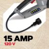 Oregon CS1500 18-inch 15 Amp Self-Sharpening Corded Electric Chainsaw. with Integrated Self-Sharpening System (PowerSharp). 2-Year Warranty. 120V. Grey. Black