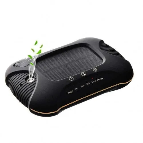 Air Purifier Aroma Diffuser Auto Mist Maker PM 2.5 Eliminator Car Air Purifier with Fresh Air Humidifier USB Air Purifier for Car with HEPA.White