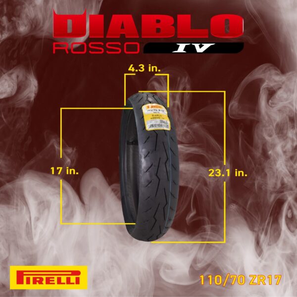 EF9D461A-21F9-FE88-3C0F-B21D9F3DBFCC.jpg Pirelli Diablo Rosso IV Motorcycle Tires Set – Front 110/70ZR17 & Rear 190/55ZR17 with Bonus Keychain