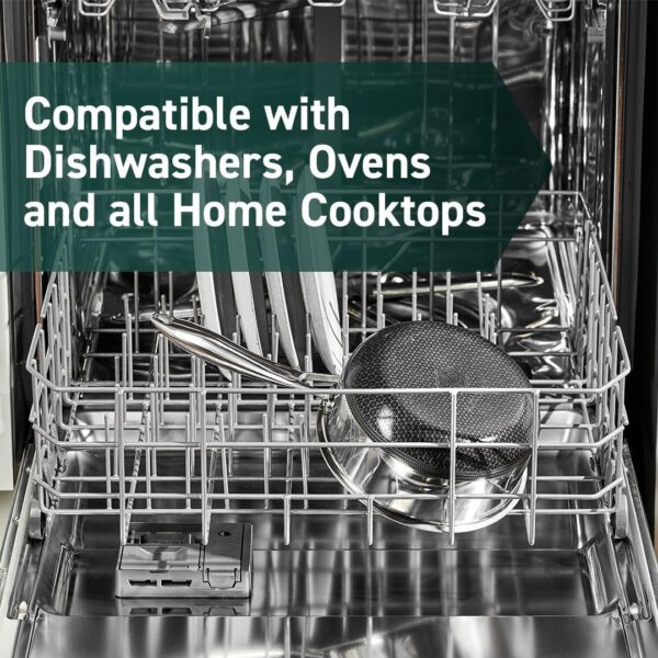 F0A024C6-98B0-724F-8381-5A2E19EFDEF9.jpg HexClad Hybrid Nonstick 6-Piece Pot Set with 2 Silicone Trivets. 2. 3. and 8-Quart Pots with Tempered Glass Lids. Stay-Cool Handles. Dishwasher-Friendly. Induction-Ready. Compatible with All Cooktops