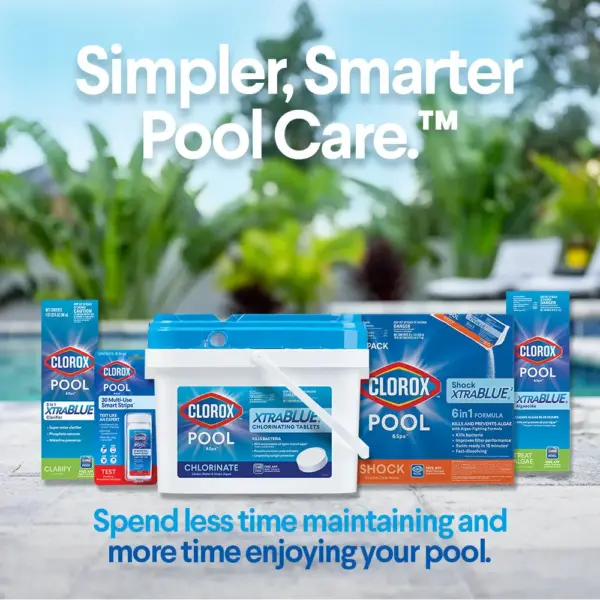 Clorox Pool&Spa XtraBlue 3′′ Chlorinating Tablets for Swimming Pools. 25lb