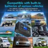 25-Amp Smart Battery Charger.Lithium.LiFePO4.Lead-Acid AGM/Gel/SLA.. Car Battery Charger.Trickle Charger. Maintainer/deep Cycle Charger.12V/25A and 24V/13A.for Motorcy.Boat.Lawn Mower.Golf cart..