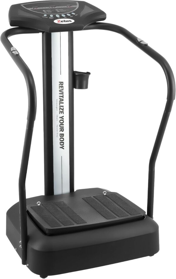 F45D132A-10C3-97DE-3E28-197500CF7BFC.jpg Whole Body Vibration Plate. 500W Vibration Plate Exercise Machine with 99 Levels 3 Preset Modes & 2 Resistance Bands. Training Fitness Vibration Platform Machine for Home Gym with 330lb Capacity