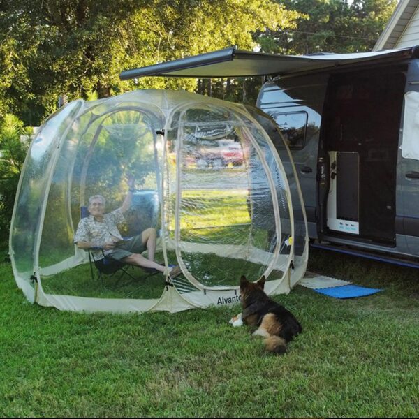 F9CAAD93-D330-41AC-EF16-42B9EAC71CDB.jpg Bubble Tent Pop Up Gazebo. 8-10 Person Igloo Dome Garden Patio Canopy Shelter