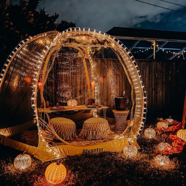 FCD9A717-6738-9E08-D337-E07FDAB04C8F.jpg Bubble Tent Pop Up Gazebo. 8-10 Person Igloo Dome Garden Patio Canopy Shelter