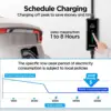 Level 2 & Level 1 EV Charger. 16Amp 110-240V Portable J1772 Electric Car Charger with Adjustable Amp Delayed Timer 25ft Long Cord