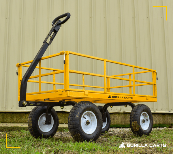 FD15EE28-6C92-2F17-5C62-2C78240ECDD2.png Gorilla Carts 1200 Pound Capacity Steel Utility Cart Wagon with Removable Sides
