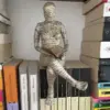 Reading Woman Resin Statue|Pulp Woman Reading Resin Bookshelf Decor