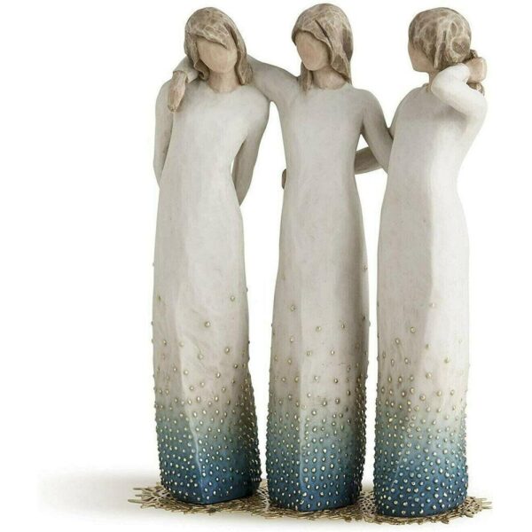 ad4b12be5862ca46f7a632a2392bd37c.jpg Sisters Forever Hand-painted Sculpture