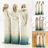 Sisters Forever Hand-painted Sculpture