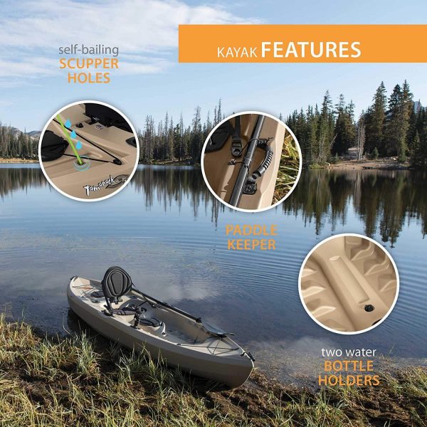 c384bd5250bd4aaca450ac6f772b42ee Lifetime 90806 Tamarack Angler 100 Fishing Kayak C 2 Pack