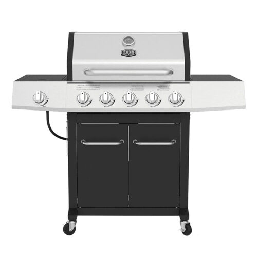 5-Burner Propane Gas Grill with Side Burner