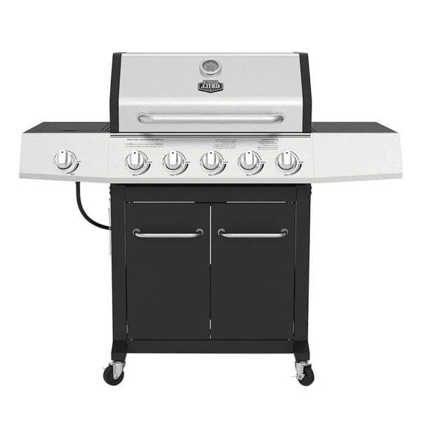 c9f316f9ab2a44c88afa6996d6d084e2 5-Burner Propane Gas Grill with Side Burner