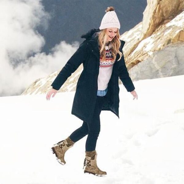 e2f4a2a28bc158e02d912e94fb7977cb.jpeg Women's Winter Warm Back Lace Up Snow Boots