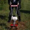 MANTIS 7268 Mini-Tiller/Cultivator 25-cc 9-in Front-Tine Forward-rotating Tiller (CARB)
