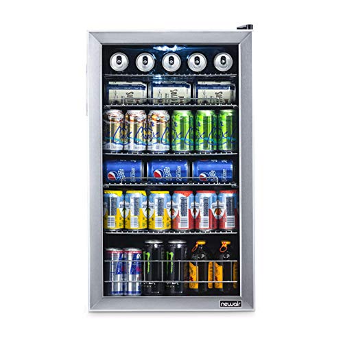 e7d088ed7d894c0bbaa04ae903787a27 Beverage Refrigerator Cooler | 126 Cans Free Standing with Right Hinge Glass Door