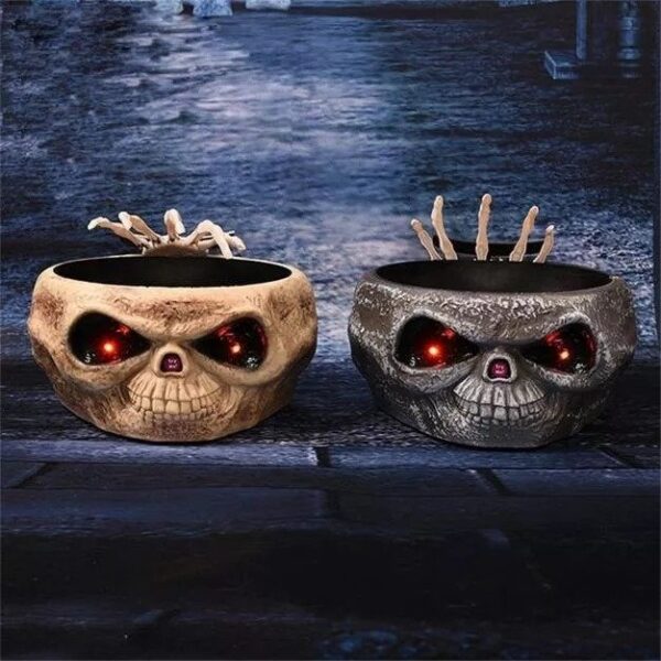 efe27ca4e757dd1e19df565d05c63a88.jpg Skull Head Scary Eye Halloween Candy Bowl with Moving Hand